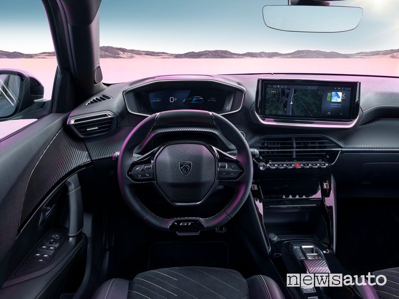 Nuovo Peugeot 2008 volante plancia i-Cockpit
