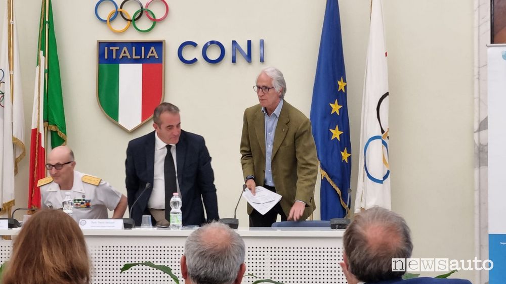 Presentazione al CONI operazione Pulifondali & Pulispiagge