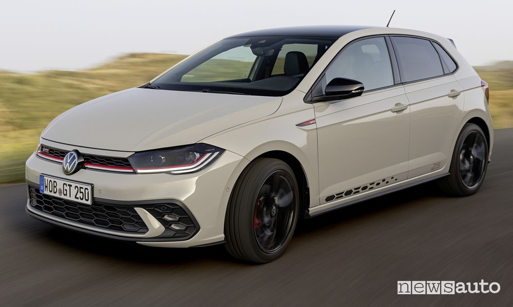 Volkswagen Polo GTI Edition 25 su strada