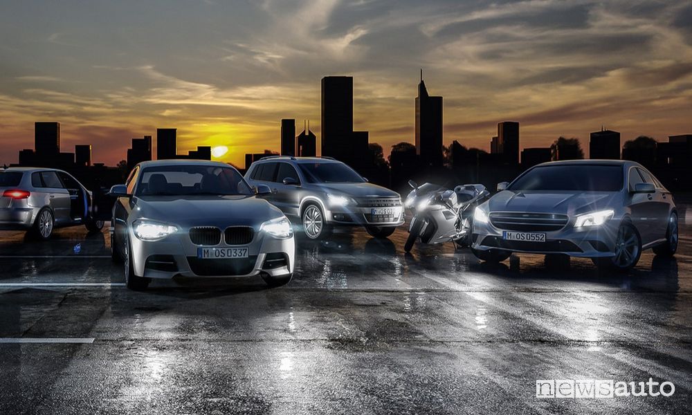 Le luci a LED OSRAM sono le prime ad essere state omologate in Italia migliorano la visibilità notturna.