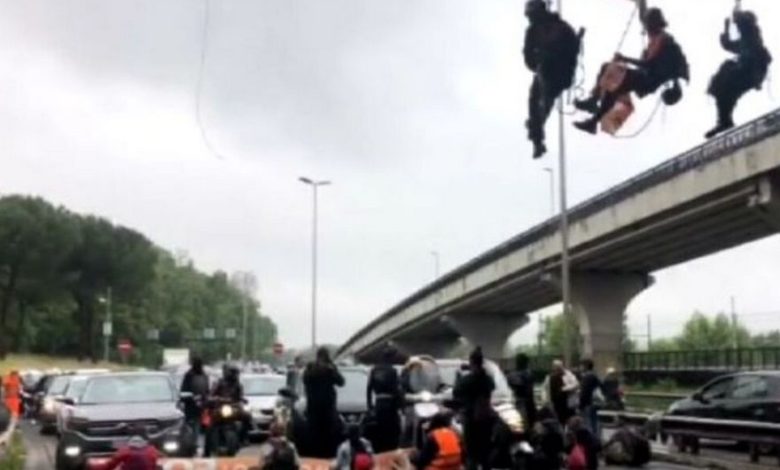 Traffico a Roma sulla Tangenziale Est