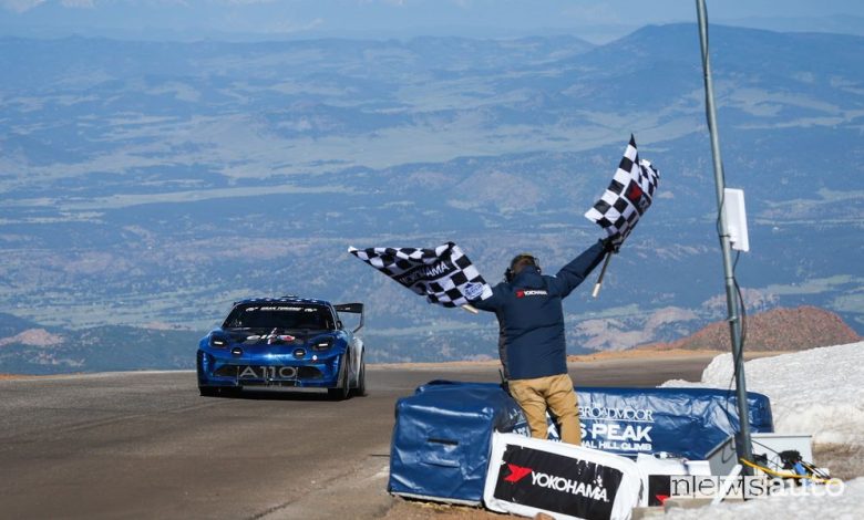 Pikes Peak 2023, classifica cronoscalata, video record Alpine