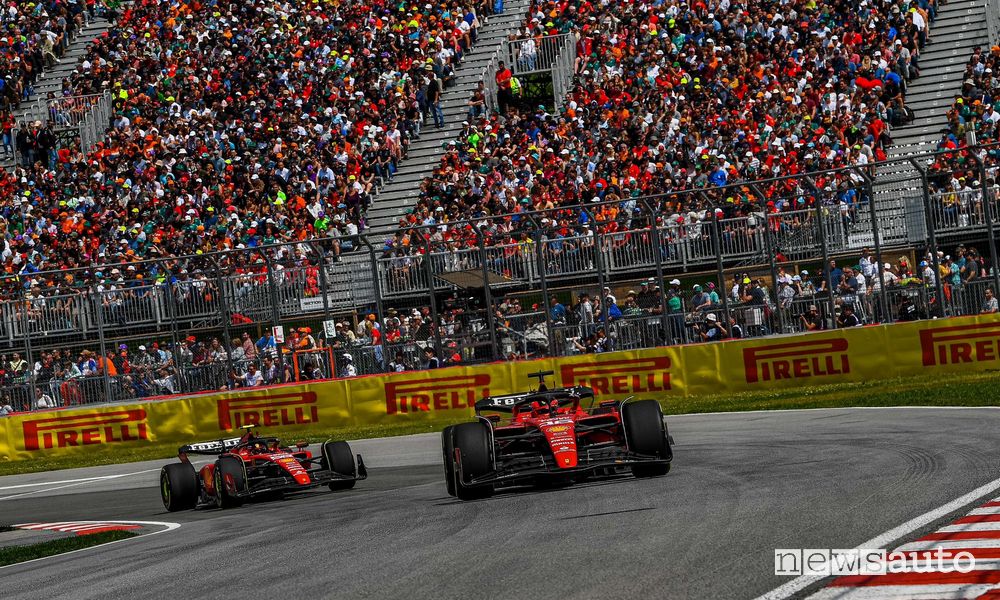 Le Ferrari hanno raccolto un 4° e 5° posto nel Gp del Canada F1 2023