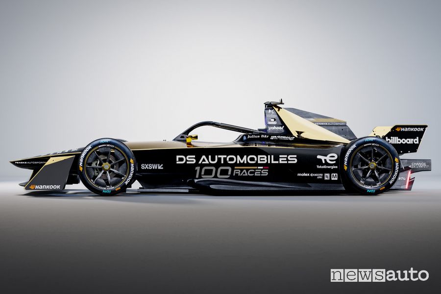 Livrea speciale per DS che festeggia le 100 gare in Formula E
