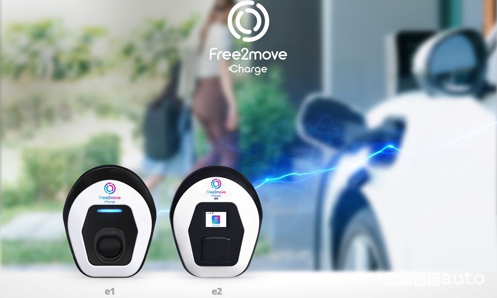 Ricarica elettrica con Free2move Charge by Stellantis