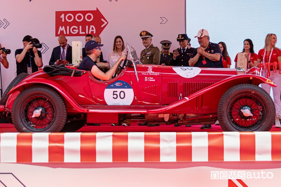 Mille Miglia 2023 Andrea Vesco vincitore