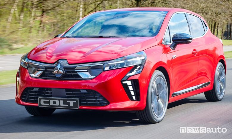 Nuova Mitsubishi Colt su strada