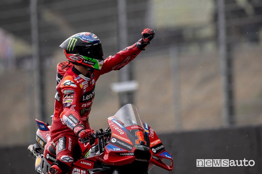 Bagnaia ha vinto in sella alla Ducati il Gp d'Italia 2023 di MotoGP al Mugello