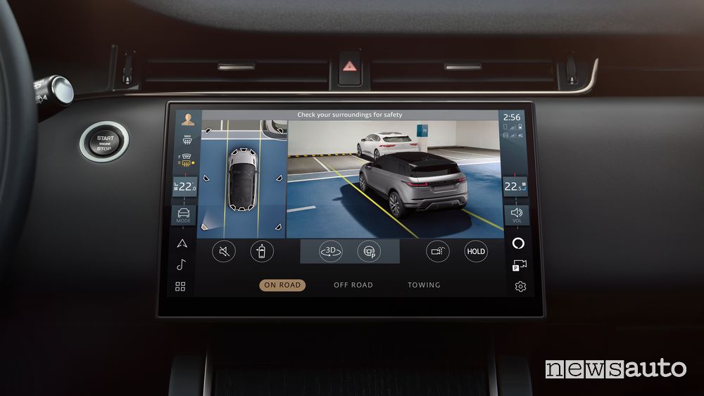 Range Rover Evoque Autobiography display infotainment 11,4"