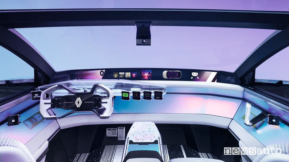 Concept-car Renault H1st vision suono, musica in auto
