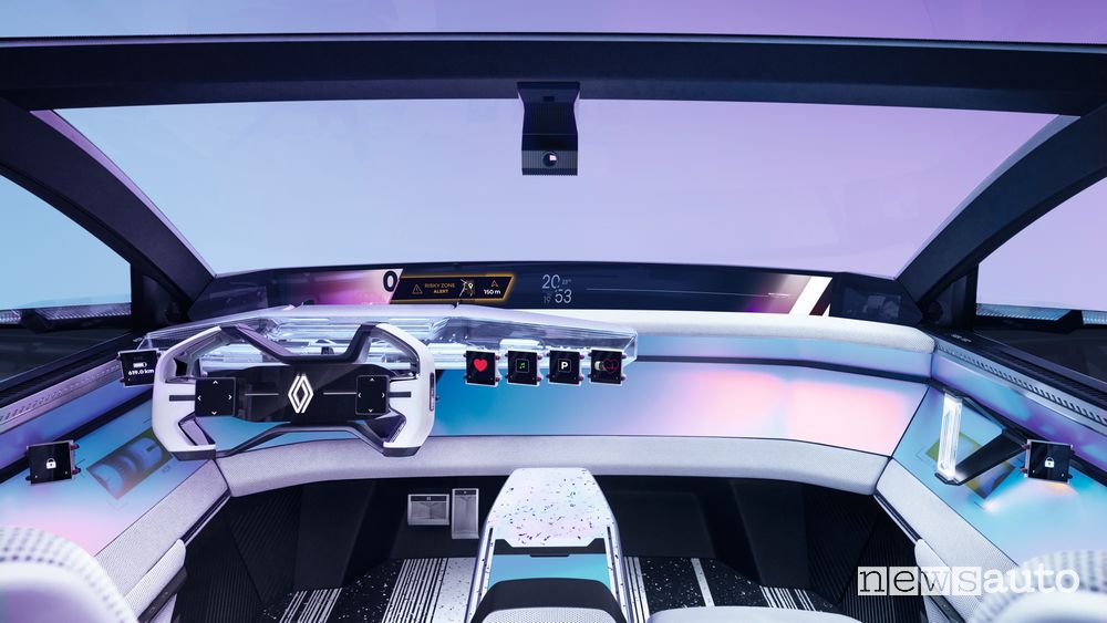 Concept-car Renault H1st vision avviso zona a rischio