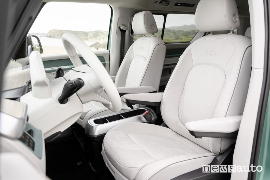 Volkswagen ID. Buzz passo lungo sedili anteriori abitacolo