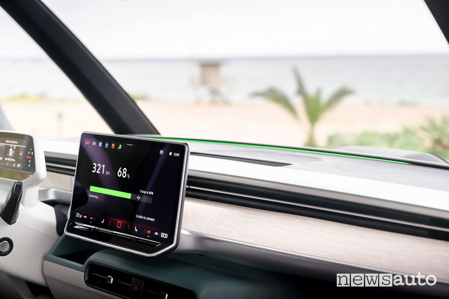 Volkswagen ID. Buzz passo lungo display infotainment