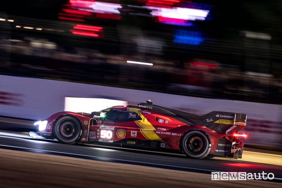 Ferrari #50 che partiva dall'Hyperpole ha terminato la Le Mans 2023 in 5^ posizione