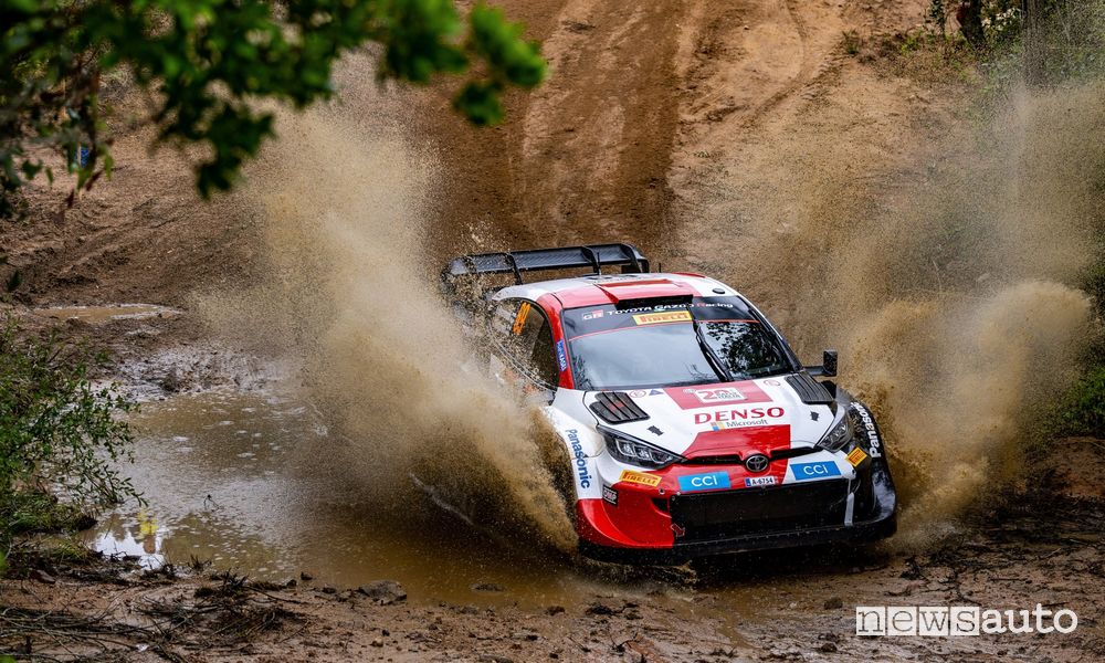 WRC Rally Italia Sardegna 2023 Toyota Rovanpera