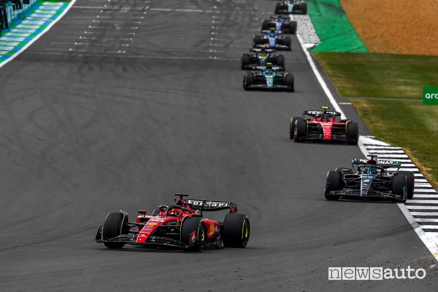 F1 Gp Gran Bretagna 2023 Ferrari Silverstone