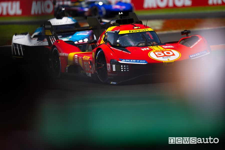 WEC 6 Ore di Monza 2023 Ferrari 499P #50 2^ in classifica