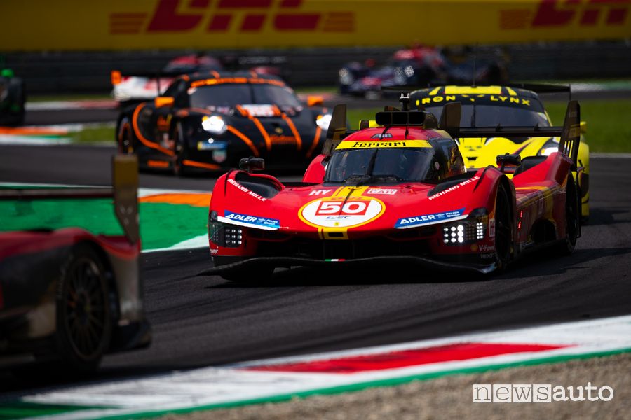 WEC 6 Ore di Monza 2023 Ferrari 499P #50 2^ in classifica