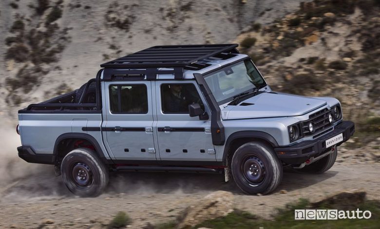 Ineos Grenadier Quartermaster in off road