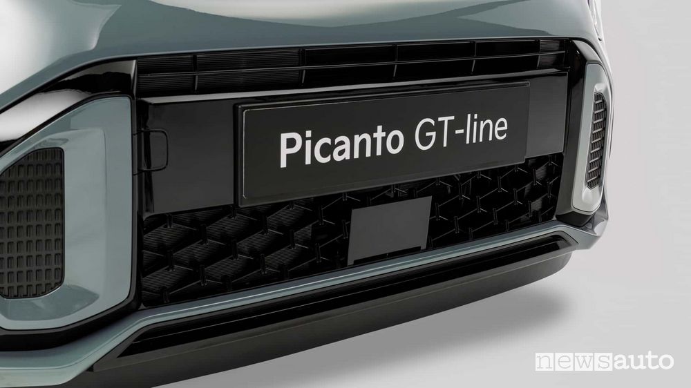 Nuova Kia Picanto GT Line paraurti anteriore