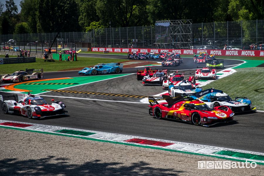 WEC 6 Ore di Monza 2023 partenza