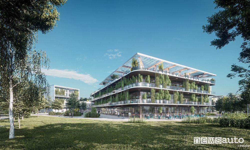 Stellantis grEEn Campus di Poissy in Francia