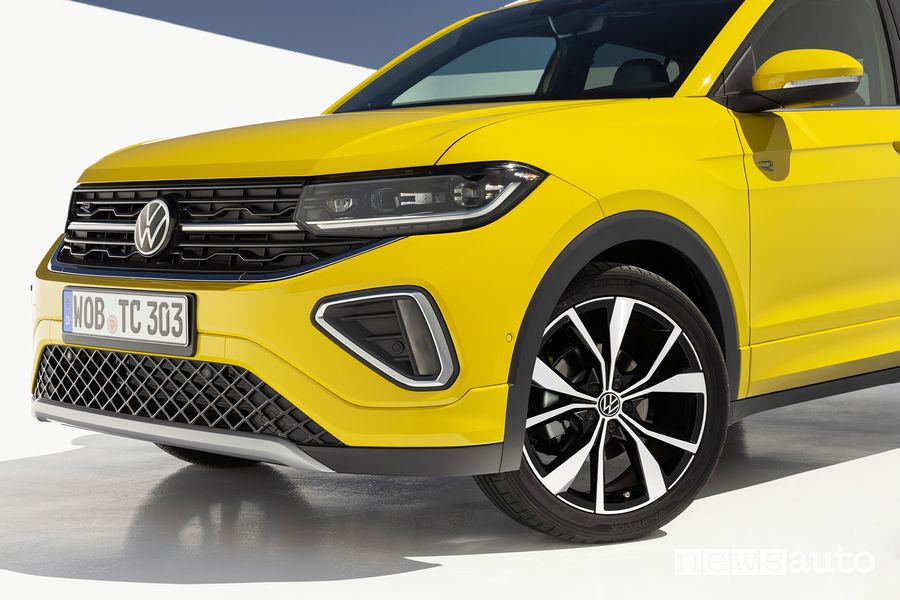 Nuova Volkswagen T-Cross paraurti anteriore