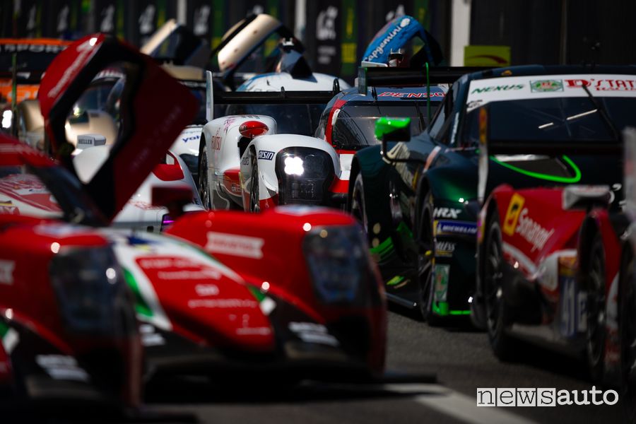WEC 6 Ore di Monza 2023 Hypercar sulla pit-lane