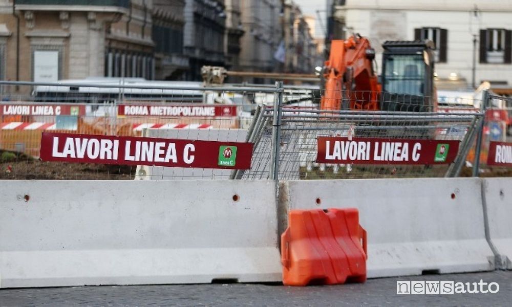 Lavori Linea C di Roma