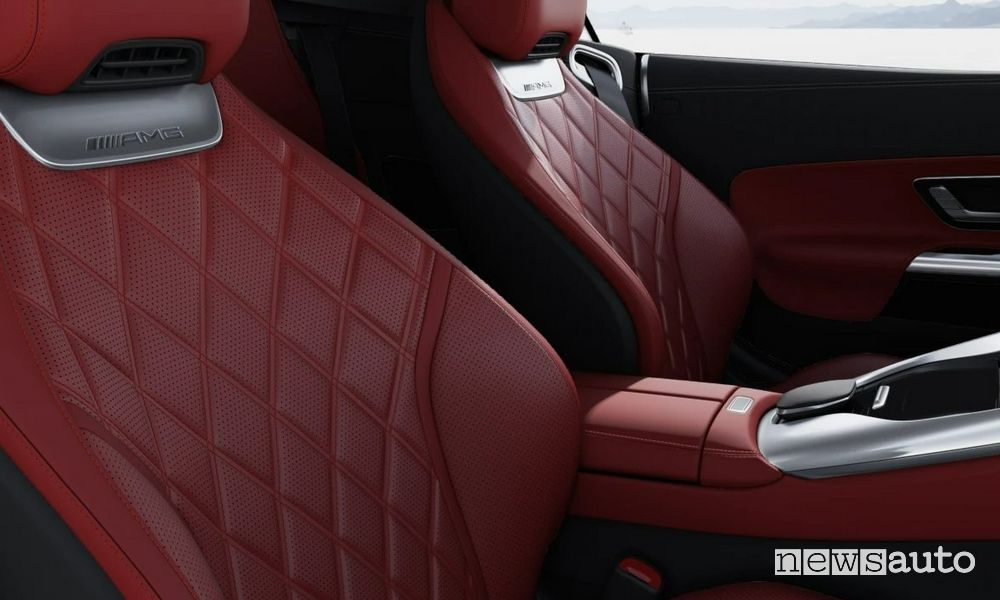 Mercedes-AMG SL 55 Tribute Edition pelle nappa Rosso Classic