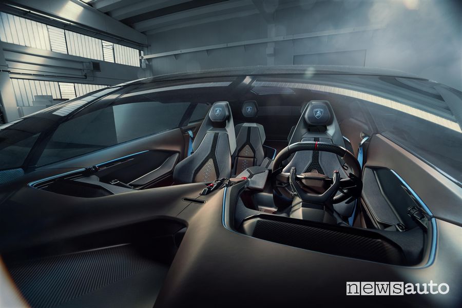 Lamborghini Lanzador concept abitacolo