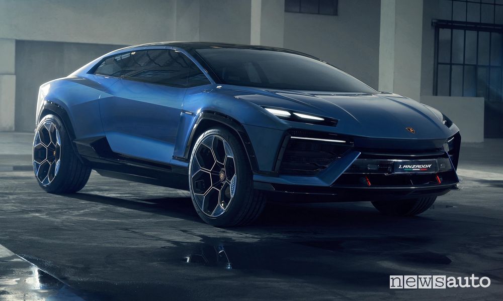 Lamborghini Lanzador concept anteriore 3/4