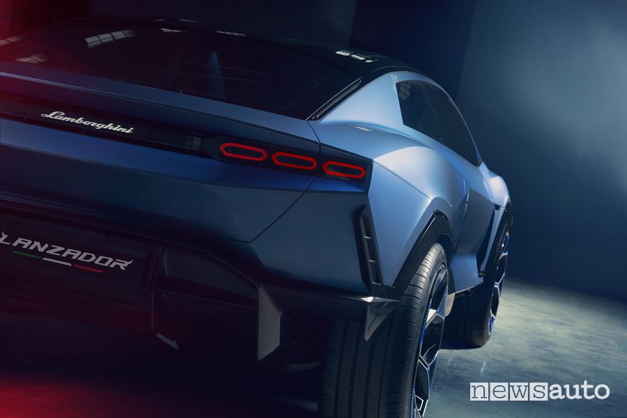 Lamborghini Lanzador concept fari posteriori