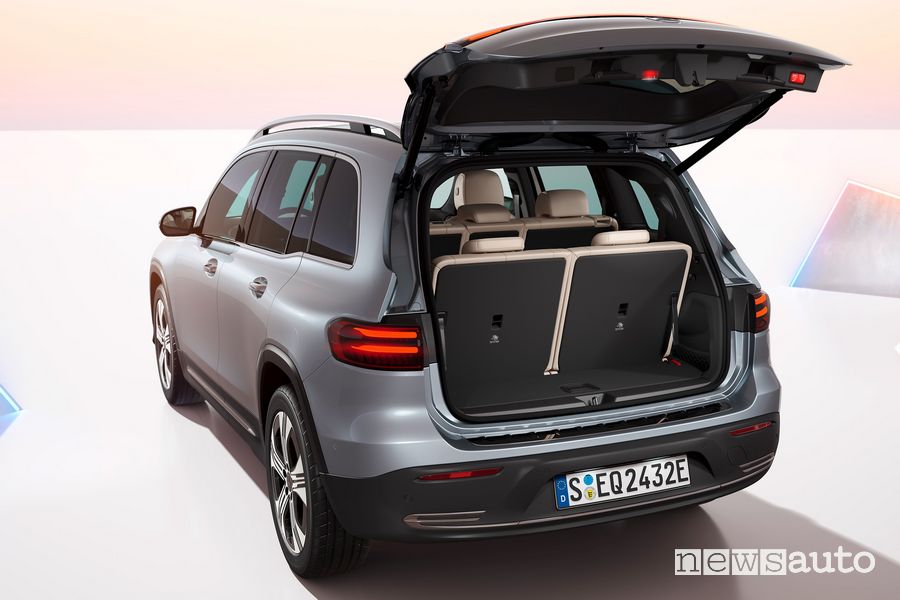 Nuovo Mercedes-Benz EQB bagagliaio