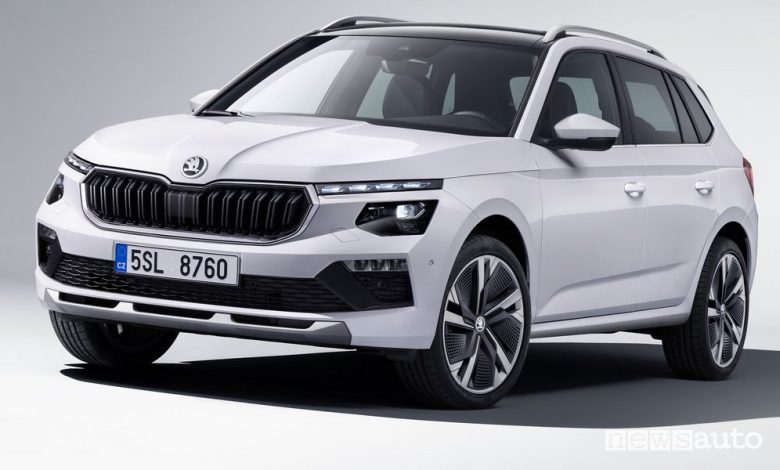 Nuova Skoda Kamiq anteriore 3/4