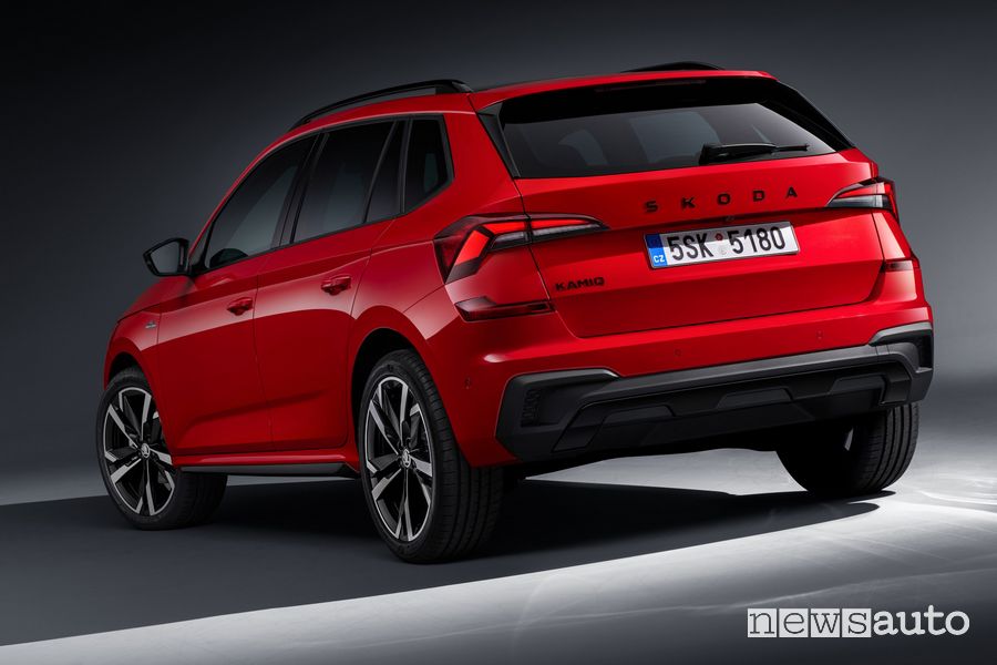 Nuova Skoda Kamiq Monte Carlo posteriore 3/4