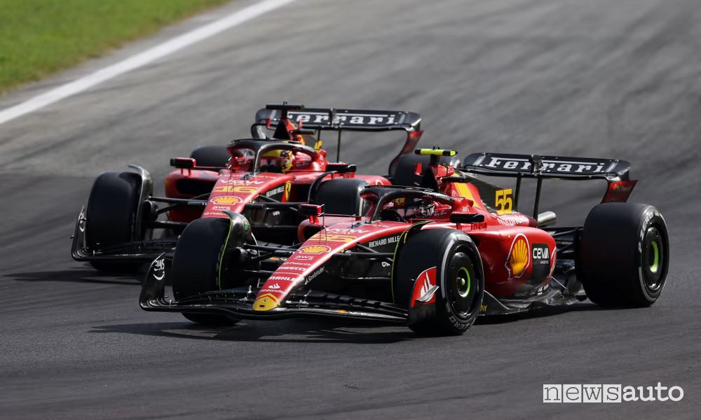 F1 Monza 2023 Ferrari podio Sainz