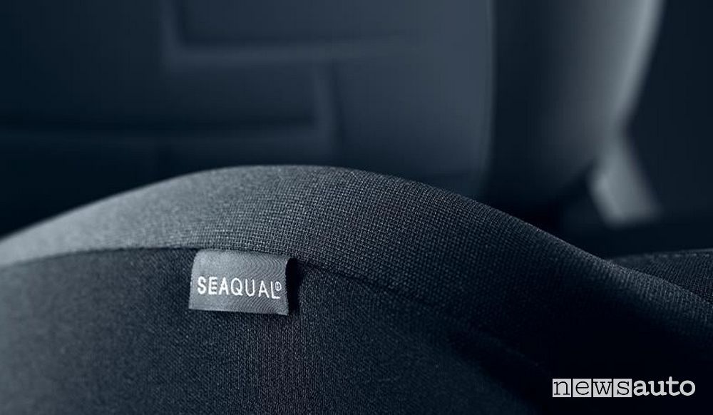 Lancia Ypsilon 2024 tessuto Seaqual Yarn sedili abitacolo