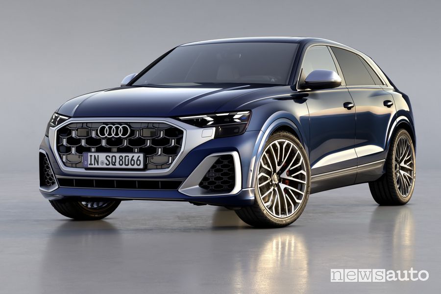 Audi SQ8 TFSI anteriore 3/4