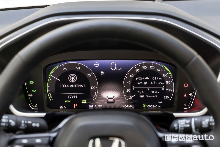 Honda CR-V e:PHEV Plug-in Hybrid display quadro strumenti