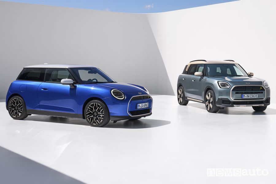 Nuova Mini Cooper SE e Mini Countryman elettrica