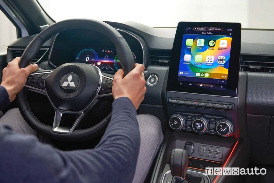Mitsubishi Colt display infotainment Apple CarPlay