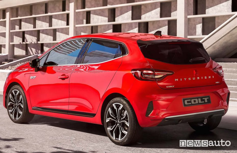 Mitsubishi Colt posteriore 3/4