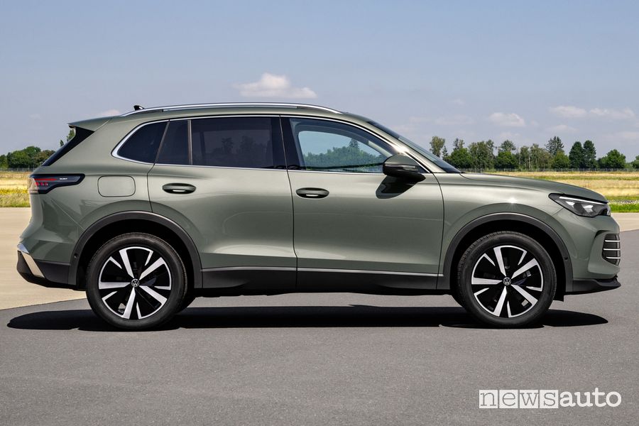 Nuova Volkswagen Tiguan laterale