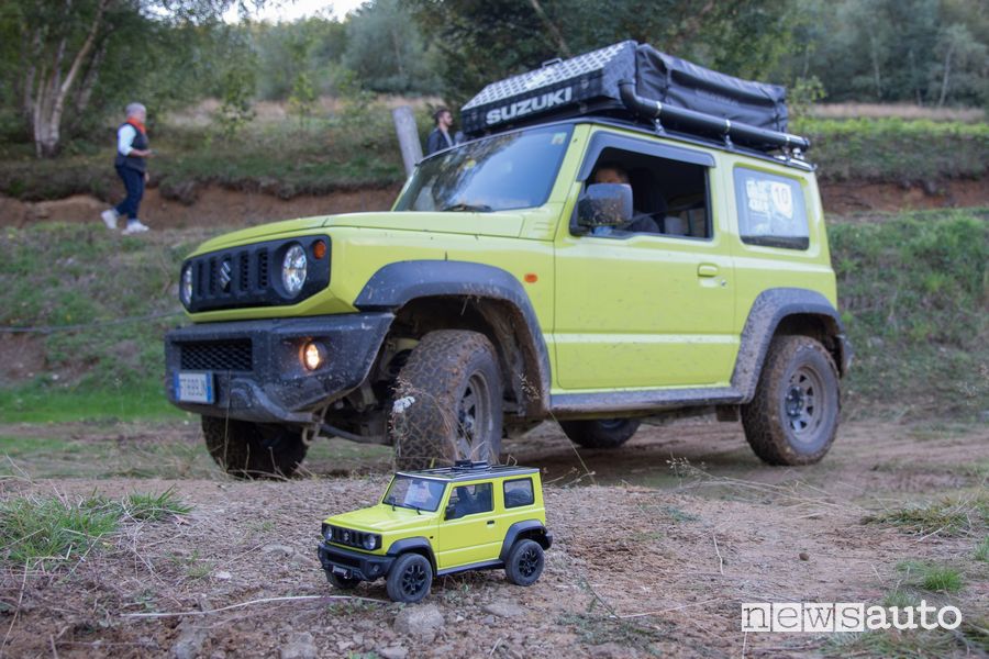 Jimny Pro Yama al Raduno Suzuki 4x4 2023 in Garfagnana