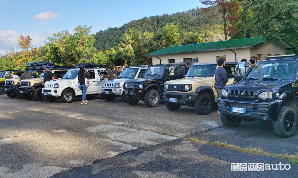 Raduno Suzuki 4x4 2023 in Garfagnana