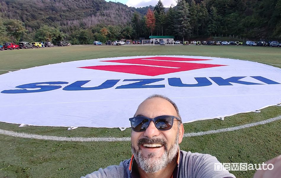 Luigi Sodano al Raduno Suzuki 4x4 2023 in Garfagnana