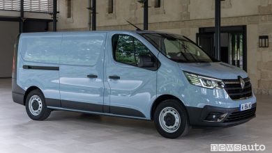 Renault Trafic Van E-Tech Electric anteriore 3/4
