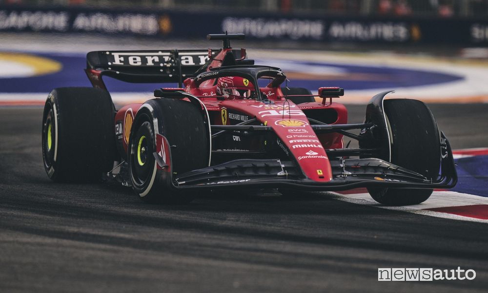 F1 gara Singapore 2023 Ferrari Charles Leclerc
