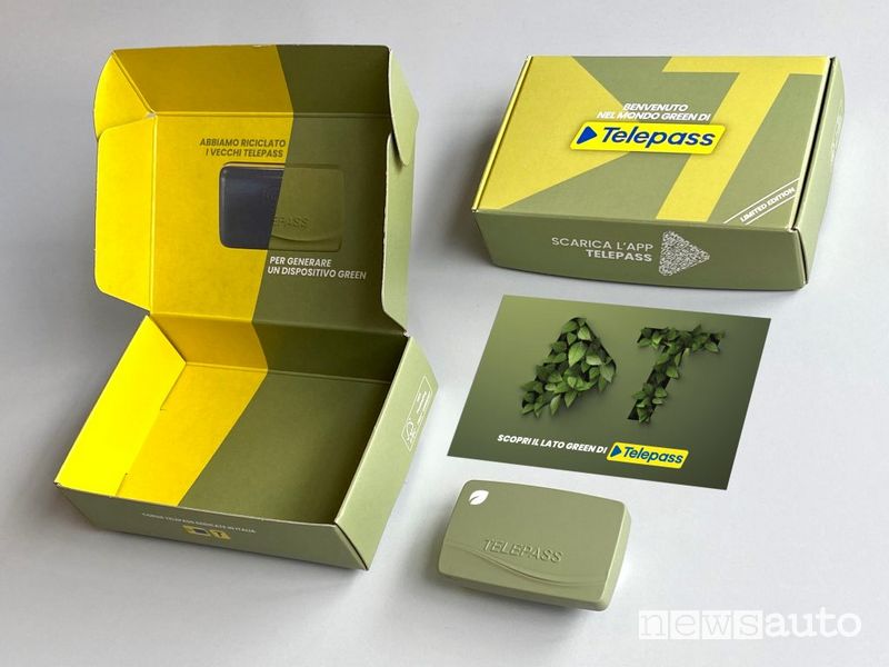 Telepass Green verde edizione limitata